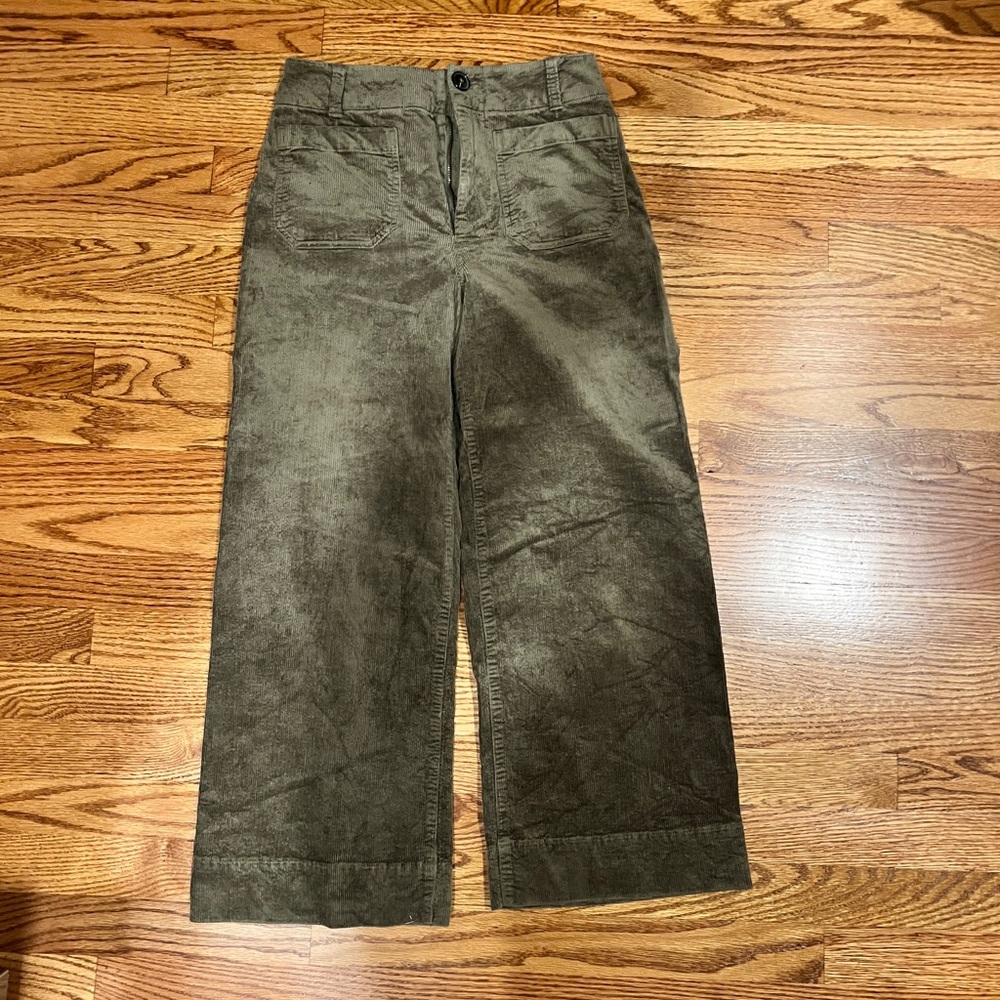 Anthropologie Olive Corduroy Pants- Maeve Colette size 27